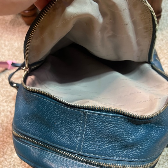 Michael Kors Blue and Gray Backpack - Picture 4 of 7